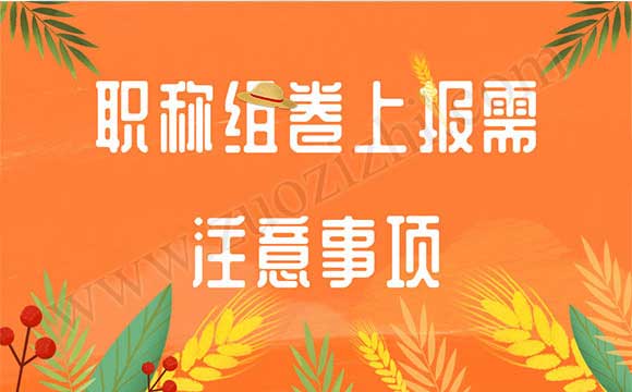 職稱組卷上報(bào)需注意事項(xiàng) 職稱評(píng)審材料裝訂