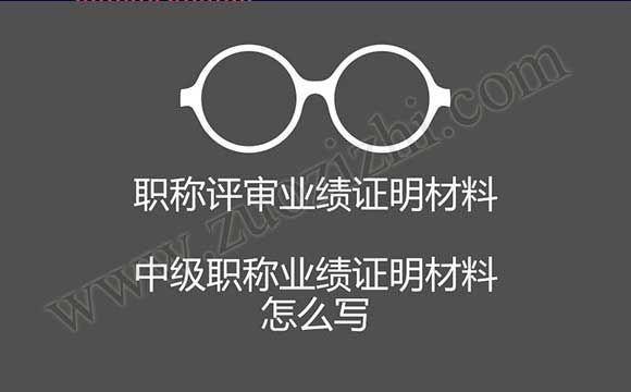 職稱評審業(yè)績證明材料