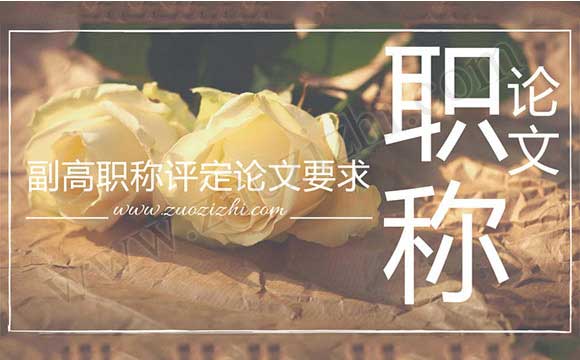 評副高職稱論文要求 副高職稱評定論文要求