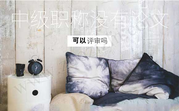 職稱論文 中級職稱沒有論文可以評審嗎