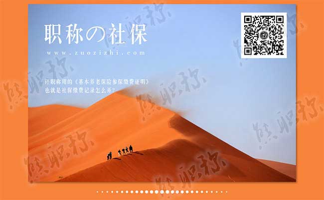 評職稱用的基本養(yǎng)老保險參保繳費(fèi)證明