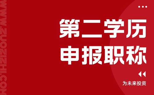 第二學歷申報職稱