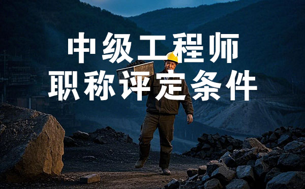 邯鄲煤炭礦山中級(jí)工程師職稱(chēng)評(píng)定條件