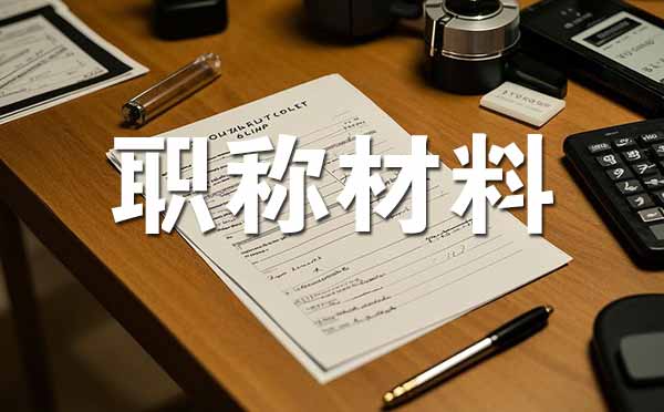 石家莊中級職稱評審需要準(zhǔn)備哪些材料