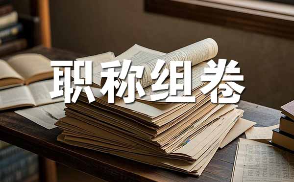 河北職稱評審材料組卷