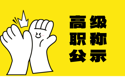 高級(jí)職稱公示